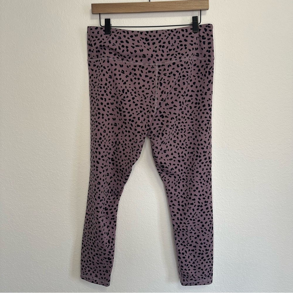 Zyia Women’s Pink Leopard Print Leggings – Size 12 - Picture 4 of 5